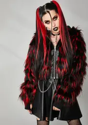 [Widow] Can't Tame Me Faux Fur Jacket