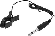 EXQUIMEUBLE Guitar Eq Equalizer Pickup Guitar Tuner Pickup Pick up Clip Musical Instrument Accessories Flute Microphone Acoustic Electric Transducer Piezo Microphone Copper Black
