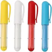 Angoily 4Pcs Washable Tailor Chalk Markers for Fabric Essential Sewing Supplies for Quilting Embroidery Tailor Work Convenient and Precise Marking Tools for DIY Projects