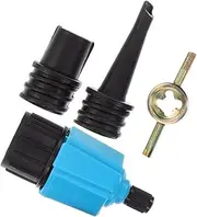 Abaodam 1Set Inflatable Boat Air Valve Adapter for Kayak Pump Quick Inflation Nozzle Kit for Inflatable Kayaks Paddle Boards and Pool Floats Durable and Easy to Use