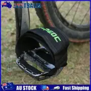 AU Bicycle Fixed Gear Pedal Strap Anti-slip Toe Clip Bike Pedal Tape (Black)
