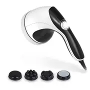 Full Body Handheld Massager With Four Massage Heads For Neck Shoulders Back And Legs Massagers