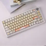 ANYMOB Keycap Keyboard White 131 Korean Keys Mechanical Switch Touch Clicks Box
