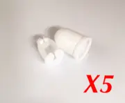 5x Roman Blind White Cord End Connector Joiner Pull Cord Tensioner Tassels Parts