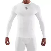 Skins | Mens Series-1 Long Sleeve Compression Top (White)