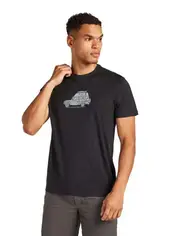 Icebreaker Merino 150 Tech Lite Short Sleeve Mens T-Shirt - Cosy Camper