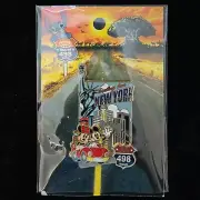 LE Pin Route 498 Greetings From New York Mickey Minnie Statue of Liberty Disney