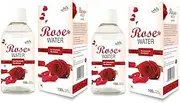Jain Natural Alocohol and Chemical Free Rose Water - 200 ml (Pack of 2)