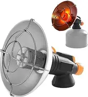 Portable Outdoor Camping Heater Heat Control and Safety Heater, Stainless Steel Safety Heating Fan, Convector Heater for Fishing, Camping,