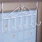 5 Hooks Iron Door Hanger Bag Towel Coat Clothes Hat Rack Holder for Home Office