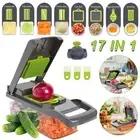 17 in 1 Vegetable Chopper Salad Fruit Mandolin Slicer Food Dicer Cutter Peeler