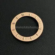 Rose Gold 31mm Skeleton Dial Face Fit For NH35 NH36 NH70 Movement Watch Part