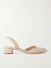 [Manolo Blahnik] Manolo Blahnik - Aspro 30 Patent-leather Pumps - Cream - IT40 IT 40 Cream