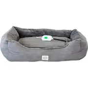 Electric Heated Rabbit Faux Fur Covering Pet Bed