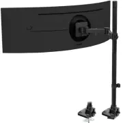 VIVO Single Ultrawide Monitor Extra Tall Desk Mount for Computer Screens to 49"