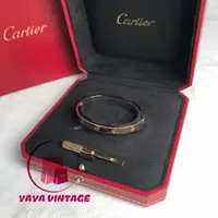 在飛比找蝦皮購物優惠-現貨二手 Cartier 卡地亞手鐲 手鍊 手環 love系