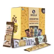 Assorted Coffee Powder Box Instant flavored Coffee Powder 48 Sachets