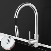 ACA Kitchen Tap Mixer Tap Swivel Pull Out Spout Solid Brass Basin Faucet Vanity Sink Watermark WELS