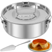 7.5" Flan Mold for Fast Pot 6QT to 8QT 304 Stainless Steel Flan Pan Mold 1.5QT☬