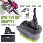 Battery Adapter For Ryobi 18V Li-ion Battery Convert To For Dyson V7 V8 V6