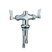3Monkeez Stainless Steel Dual Hob Mounted Tap Body - Taps and Rinse Jets (T-3M63134) - T-3M63134