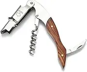 Wood Handle Professional Red Wine Opener Screw Corkscrew Bottle Opener Stainless Steel Corkscrew for Waiters Sommelier Bartender