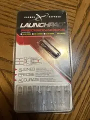 Carbon Express .244 Launchpad Precision Nock 12-Pack - Clear