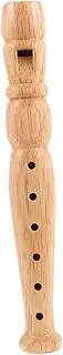 Milisten Boy Girl Wooden Recorder Flute for Beginners Lightweight Piccolo Instrument for School and Home Music Learning Crisp