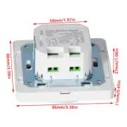 US LED Dimming Control Panel Adjustable Brightness WIFI Smart Dimmer Switch Knob