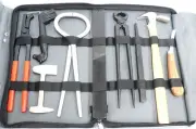 Farrier Tools 9 pcs Kit with Black Case