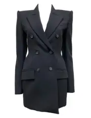 Max Mara Women's Black Harem Slim Jacket NWT
