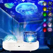 Ocean Light Projector for Bedroom Led Star Galaxy Sky Wave Color Rotating Underw