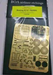 BOA Airliner Etchings 1/144 Boeing 737-700 737-800 Photoetch Upgrade Set Zvezda