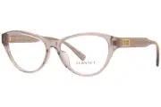 Versace 3276-A 593 Eyeglasses Women's Transparent Grey Full Rim Optical Frame