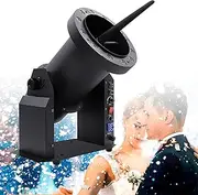 2000W Snow Machine with 12 LED RGB Lights, Stage Production Professional Grade, Perfect for Christmas, Halloween,Parties, Wedding and DJ Stage