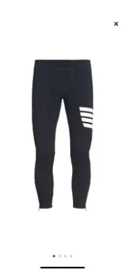 Brand New Thom Browne Men Compression Tights, Medium, Navy