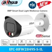 Dahua IPC-HFW2849S-S-IL 8MP WizSense Mic Bullet Network IP Camera POE SMD+