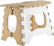 KICHOUSE Portable Folding Stool for Adults Compact Mini Step Stool Handle Multi-Purpose