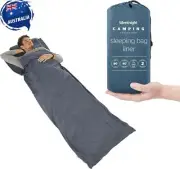 Sleeping Bag Liner Double Thermal Warm Lightweight Portable Camping 220*90cm AU