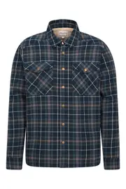 Pinn Mens Borg Lined Flannel Shirt