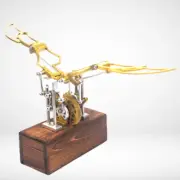 Mechanical Flapping Wings Dynamic 3D DIY Mechanical Metal Ornithopter Model Kit