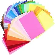 40pcs Thick Felt Fabric Squares for Craft Projects Soft Non Woven Felt Sheets Colors Thickness for DIY Decorations and Textile Art