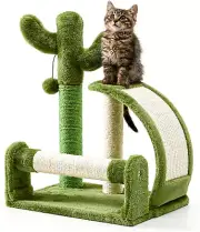 Made4Pets Cat Scratching Post, Cactus Scratcher Tree for Indoor Small Cats, Adul