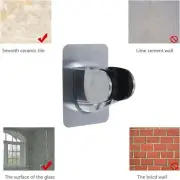 Chrome Shower Head Holder Adjustable Shower Wand Holder Handhel Strong Adhesive