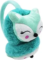 [Aimeio] Kids Toddlers Winter Earmuffs Cute Cartoon Fox Plush Furry Ear Warmers Earflap for Girls Boys