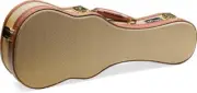 Stagg GCX-UKS GD Gold Tweed Plush Lined Soprano Ukulele Hardshell Case