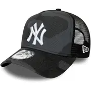 New Era A-Frame Trucker Cap - New York Yankees dark camo One Size
