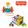 【Fisher price 費雪】可愛動物積木盒 +拉拉小象