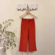 Jacadi Corduroy Cotton Casual Pants in Maple Orange NWT Size 10Y/A