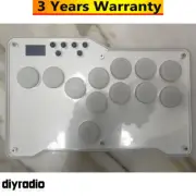 Arcade Stick Fight Stick Game Controller Gamepad w/ TTC Speed Silver V2 Switches